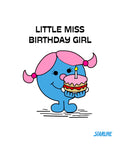 Little miss, Birthday card