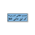 حسب خطتي المرسومة كل شيء ماشي غلط