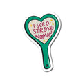 I see a strong woman