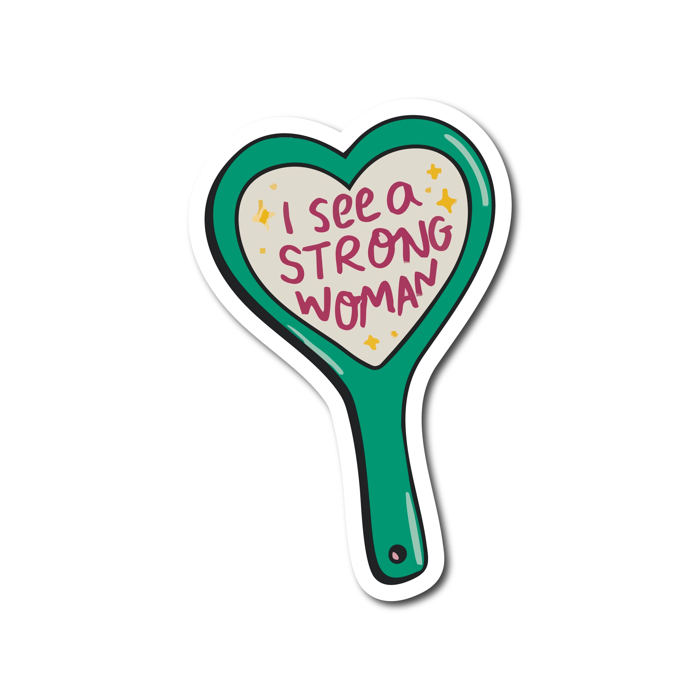 I see a strong woman